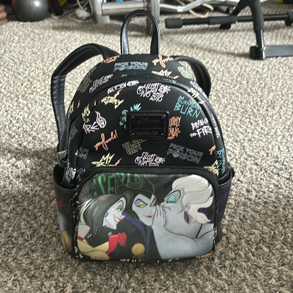 Loungefly Villians mini backpack